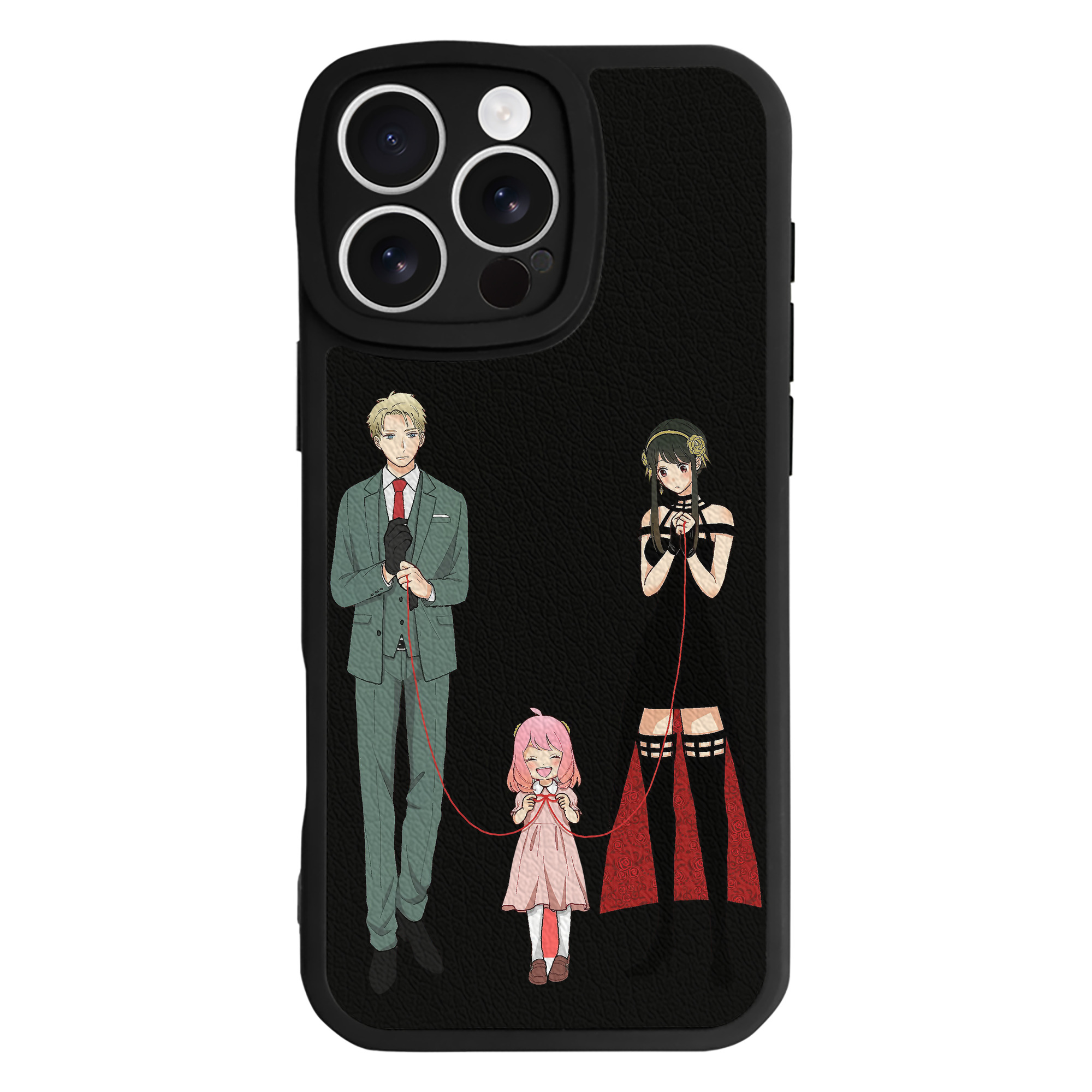 （画像用） SPY×FAMILY间谍家家酒 【iPhone 16シリーズ対応】シリコンスマホケース（レザー調） 材質：シリコン